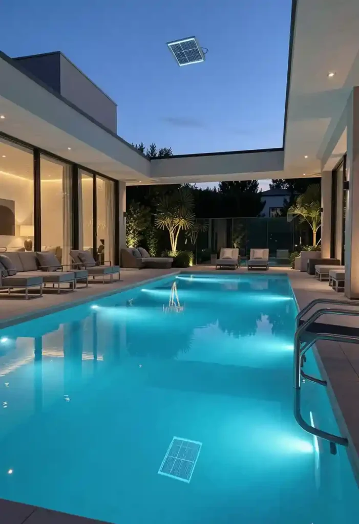 Solar Poolside Lighting