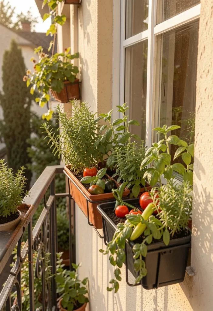 Window Box Edible Garden
