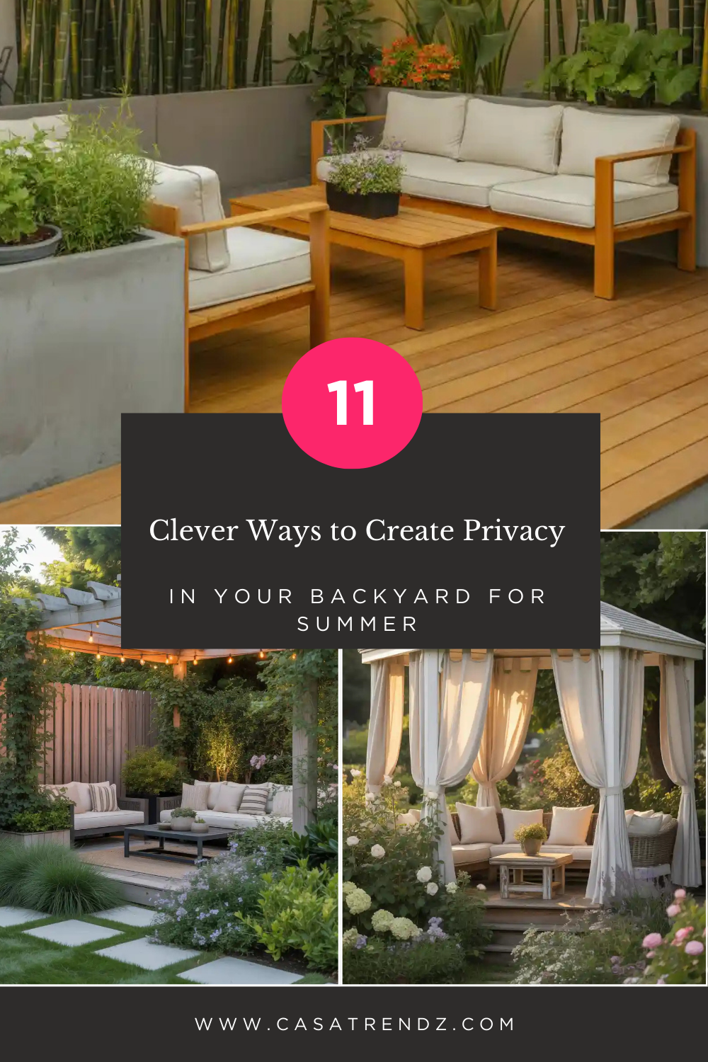 Clever Ways to Create Privacy