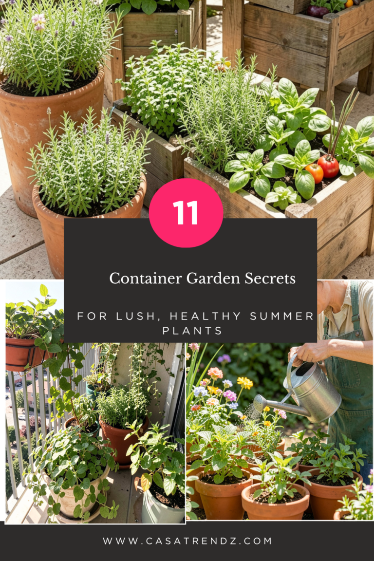 11 Container Garden Secrets