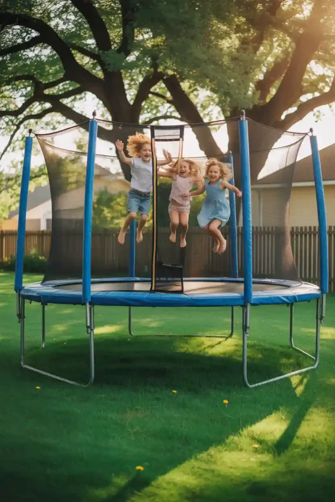 Backyard Trampoline Zone