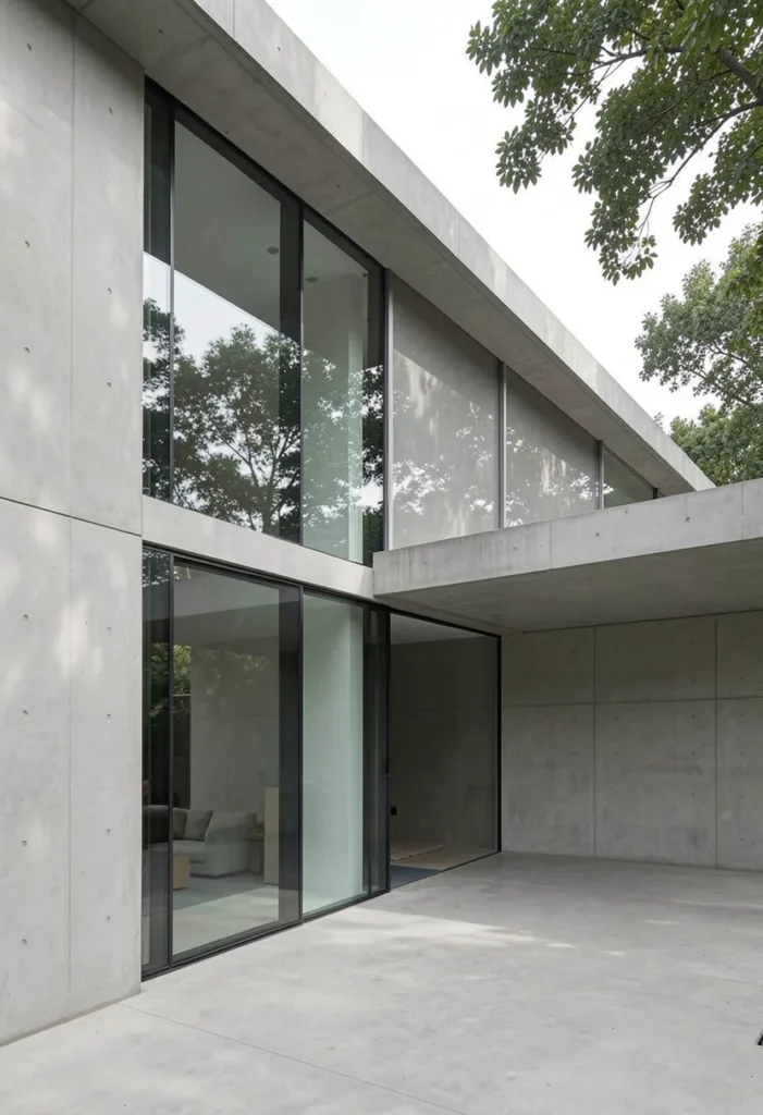 Concrete and Glass Minimalism