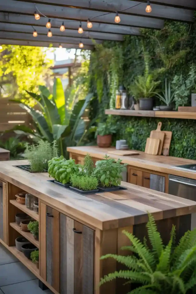 Eco-Friendly Outdoor Kitchen