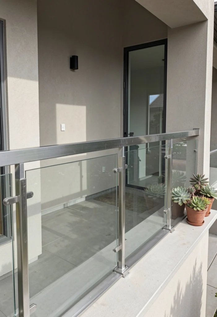 Glass and Metal Railings