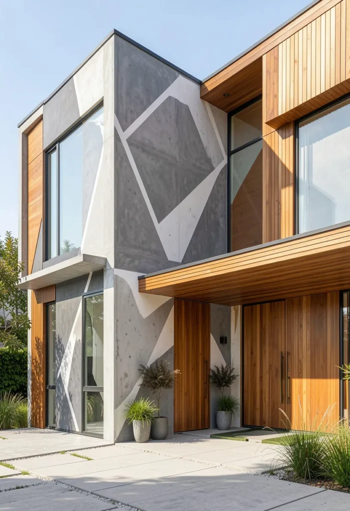 Painted Concrete Patterns