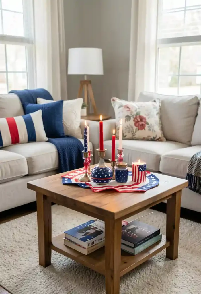  Patriotic Candle Arrangement