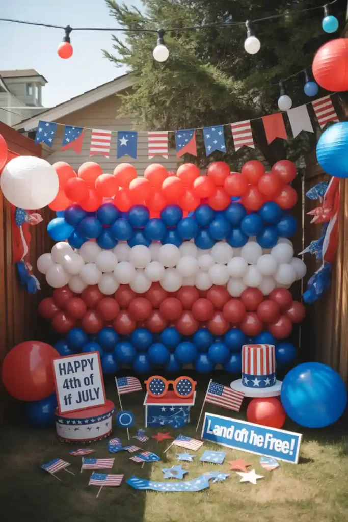 Patriotic Photo Booth Corner