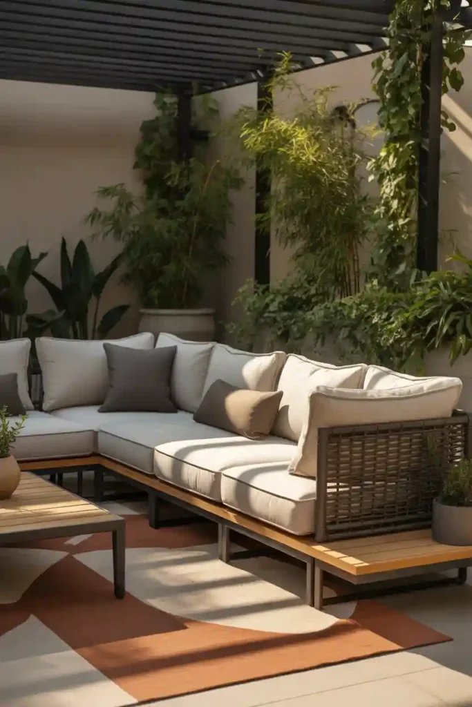 Stone or Tile Patio Table