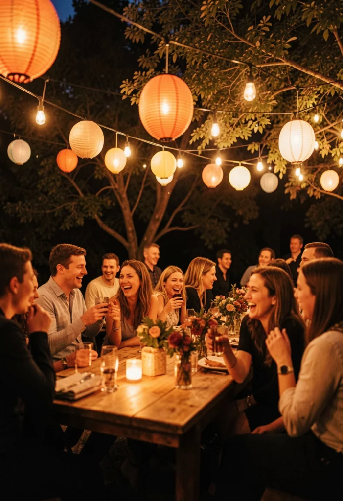 Use Soft Lighting for Evening Events