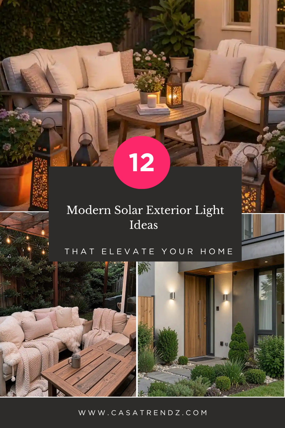 12 Modern Solar Exterior Light Ideas