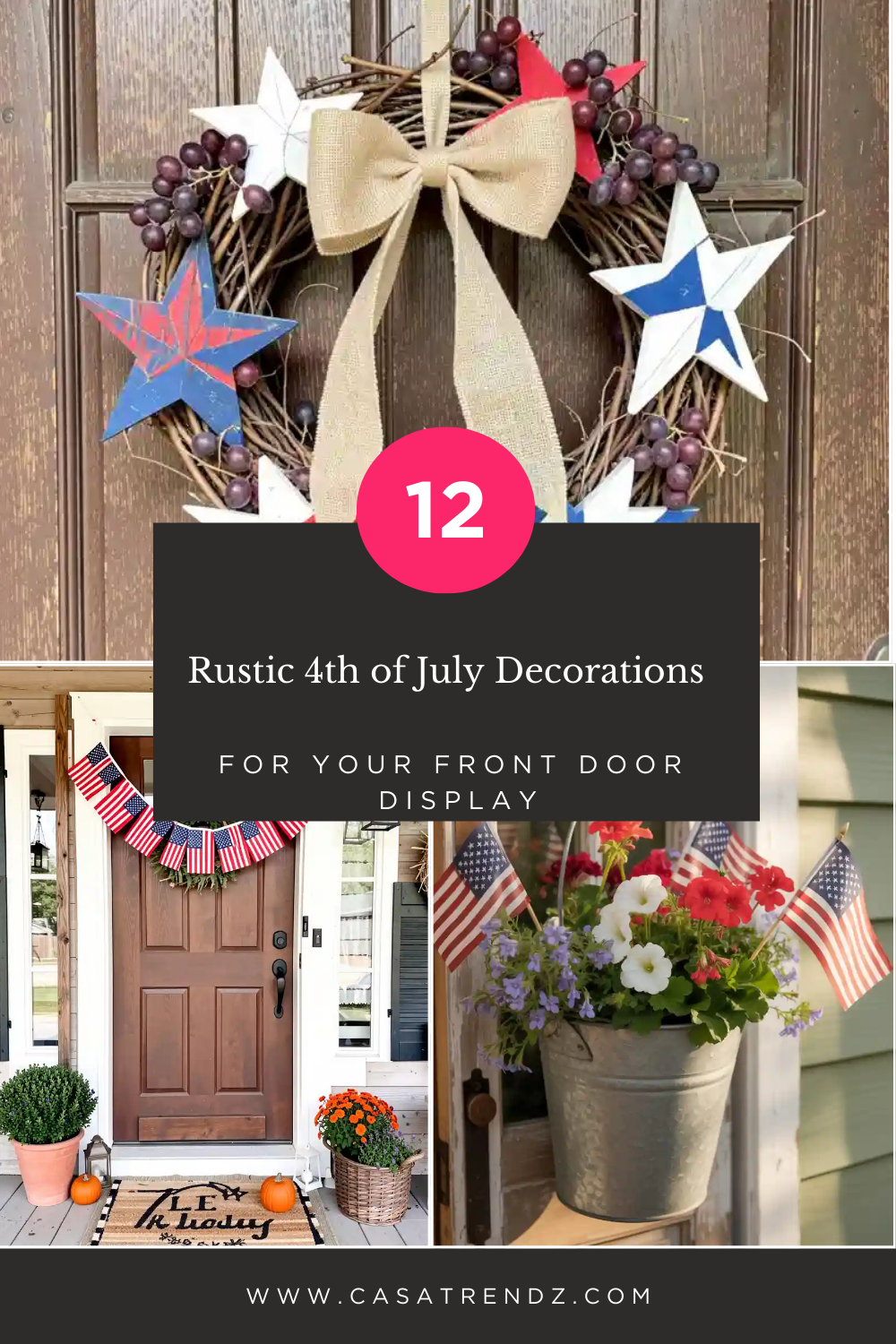Rustic 4th of July Decorations