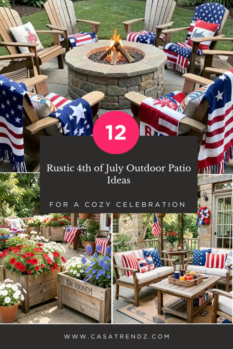 Rustic 4th of July Outdoor Patio Ideas