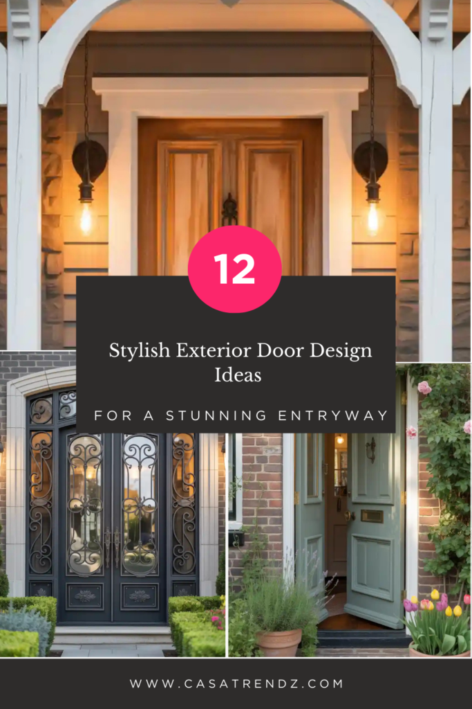 12 Stylish Exterior Door Design Ideas for a Stunning Entryway Stylish ...