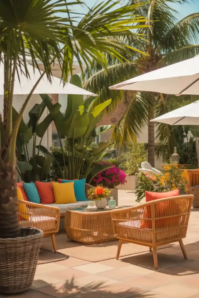 Design a Tropical Patio Theme