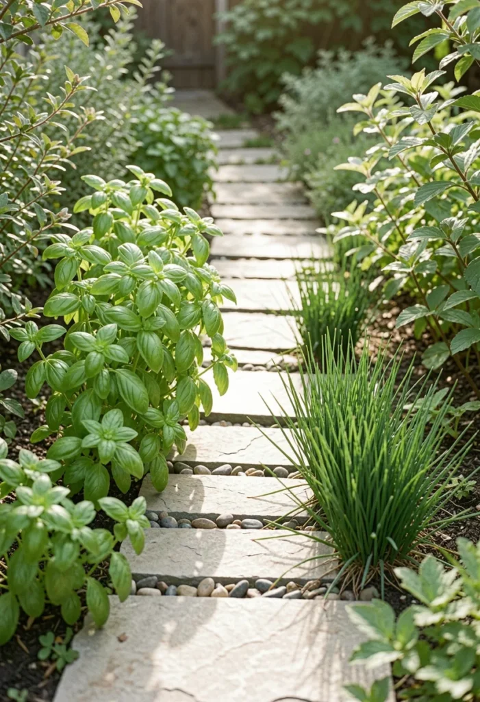 Edible Pathway Garden