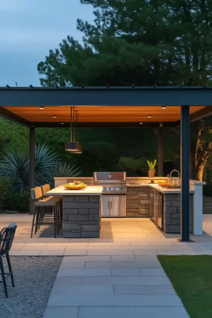 Patio with Outdoor Kitchen