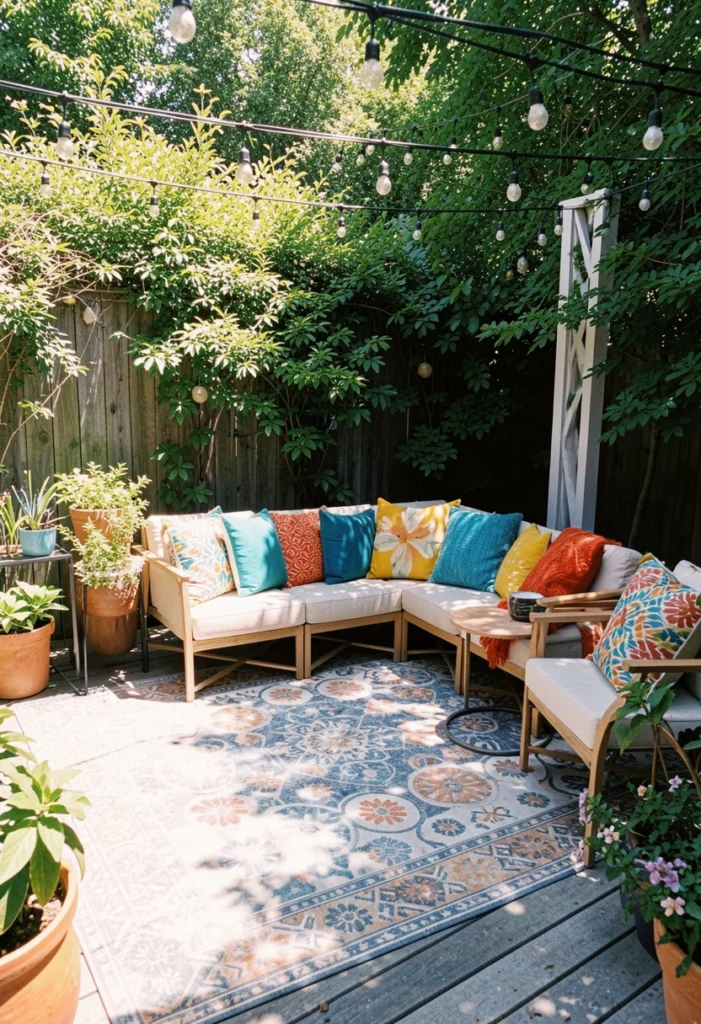 Patterned Rugs to Hide Wear