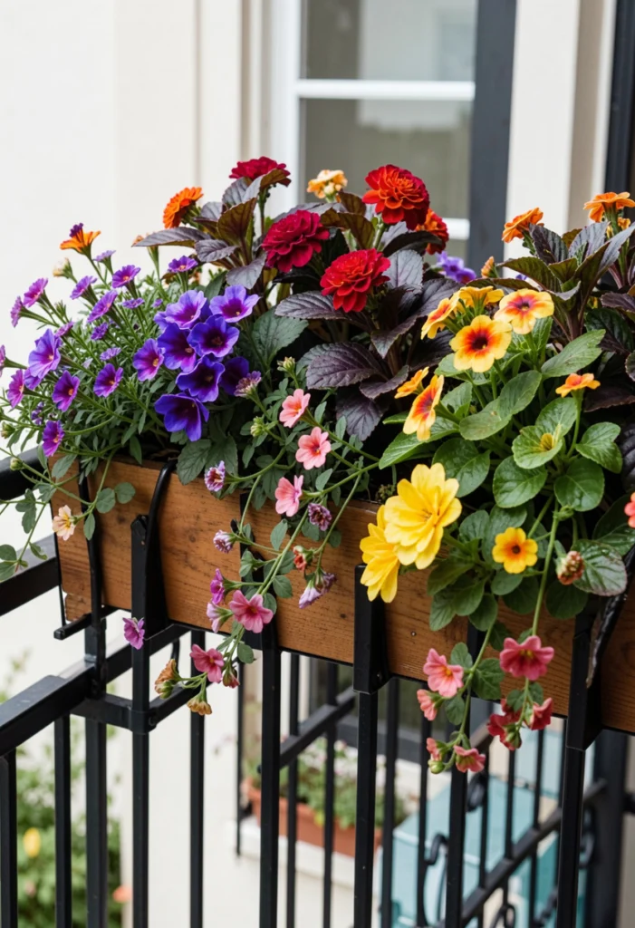 Rail Planters for Balconies