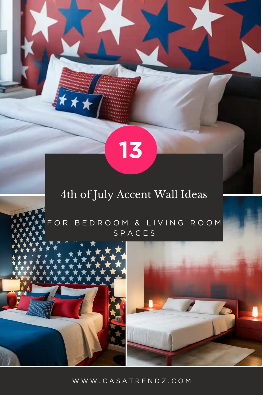 4th of July Accent Wall Ideas