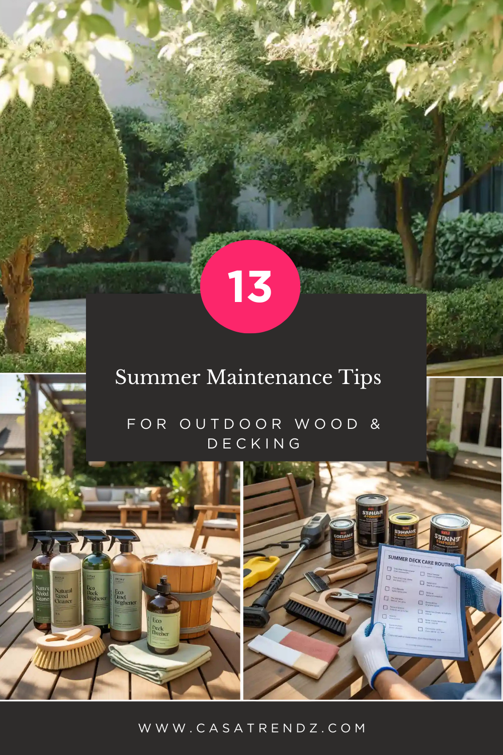 13 Summer Maintenance Tips