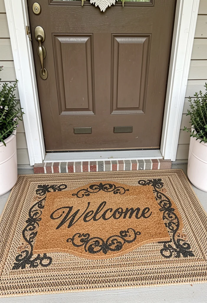 Create a Welcoming Entry Mat