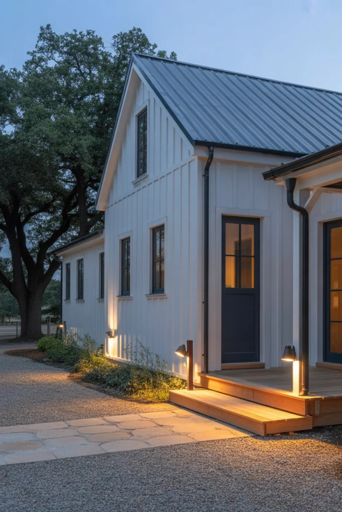 Motion Sensor Farmhouse Lights