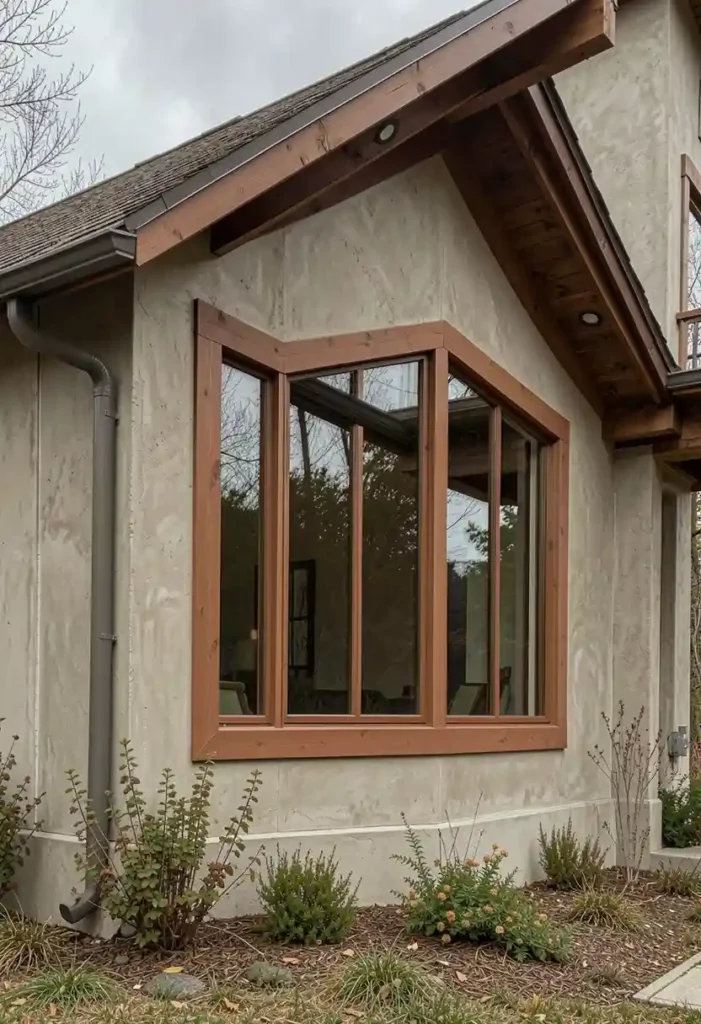  Painted Wood Trim in Earth Tones