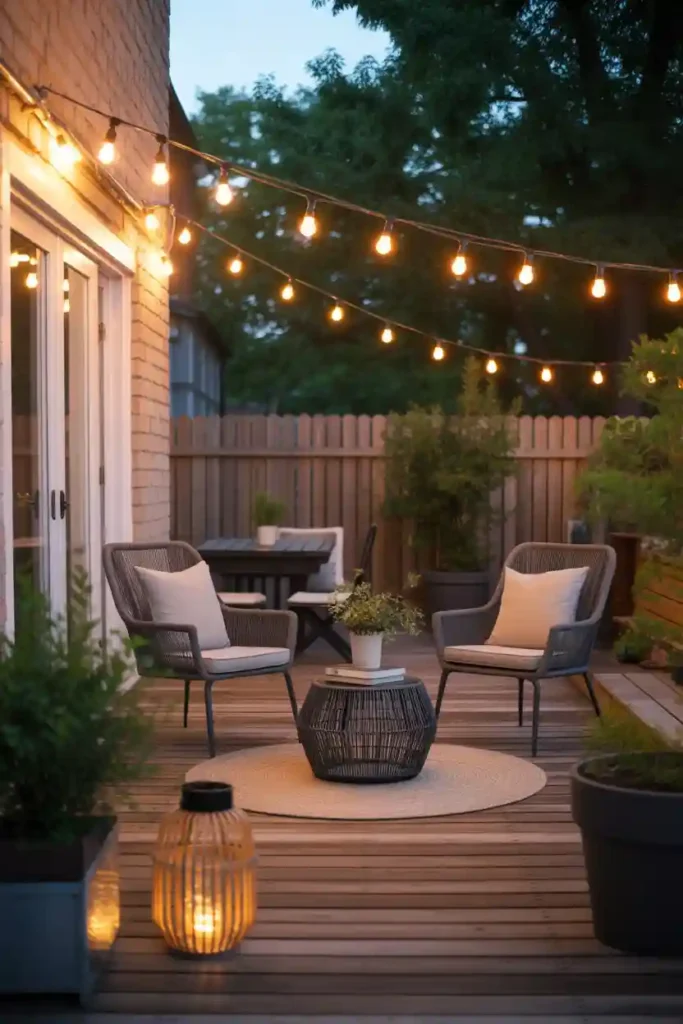  Romantic String Light Patio