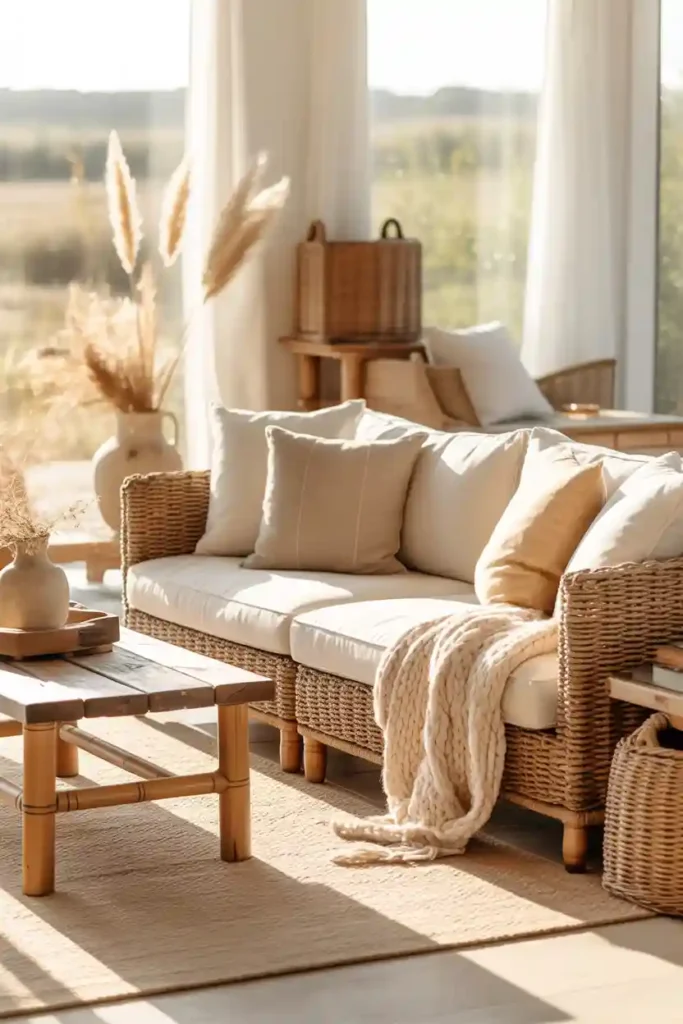 Use Natural Fiber Furnishings