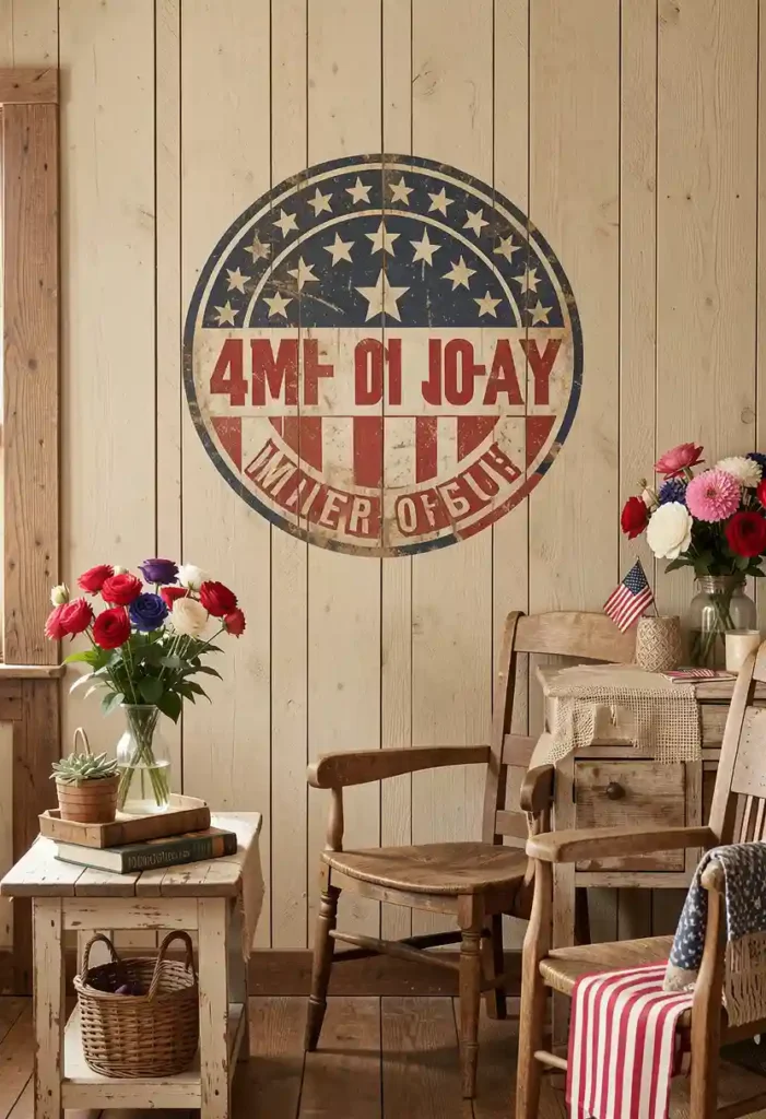 Vintage Americana Badge Decal