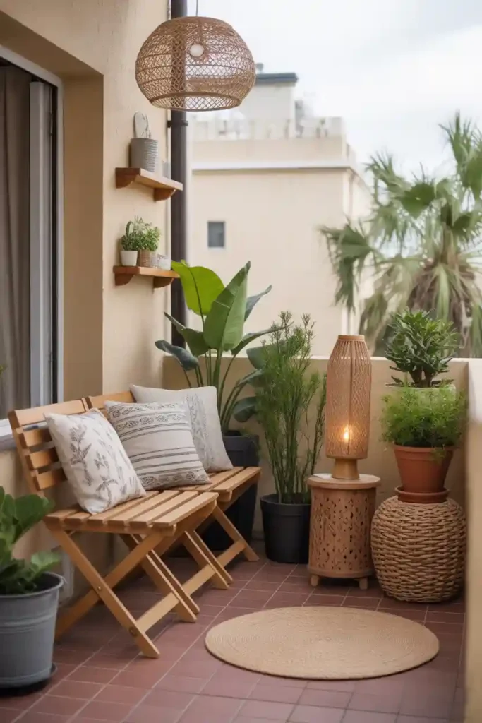 Foldable Wooden Bench