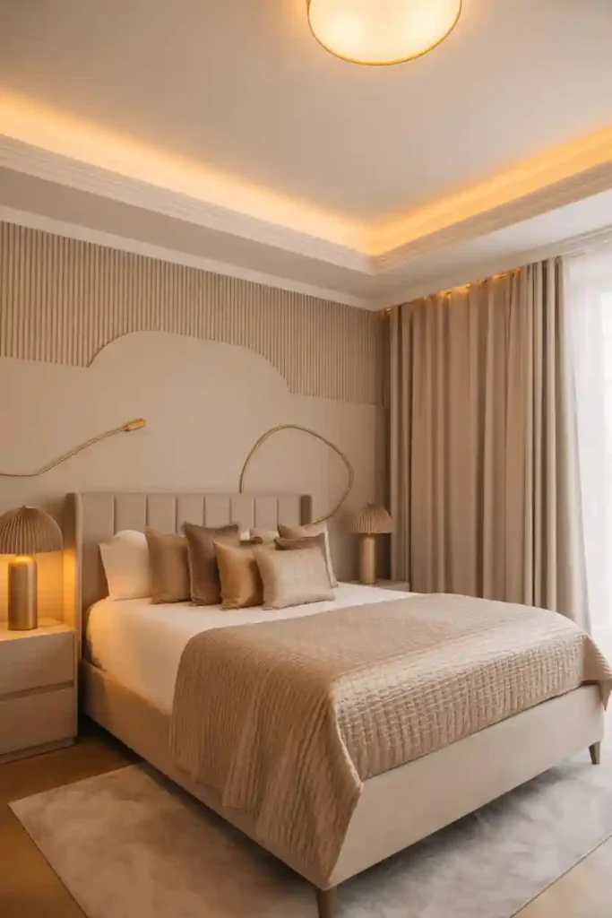 Soft Beige and Gold Luxury