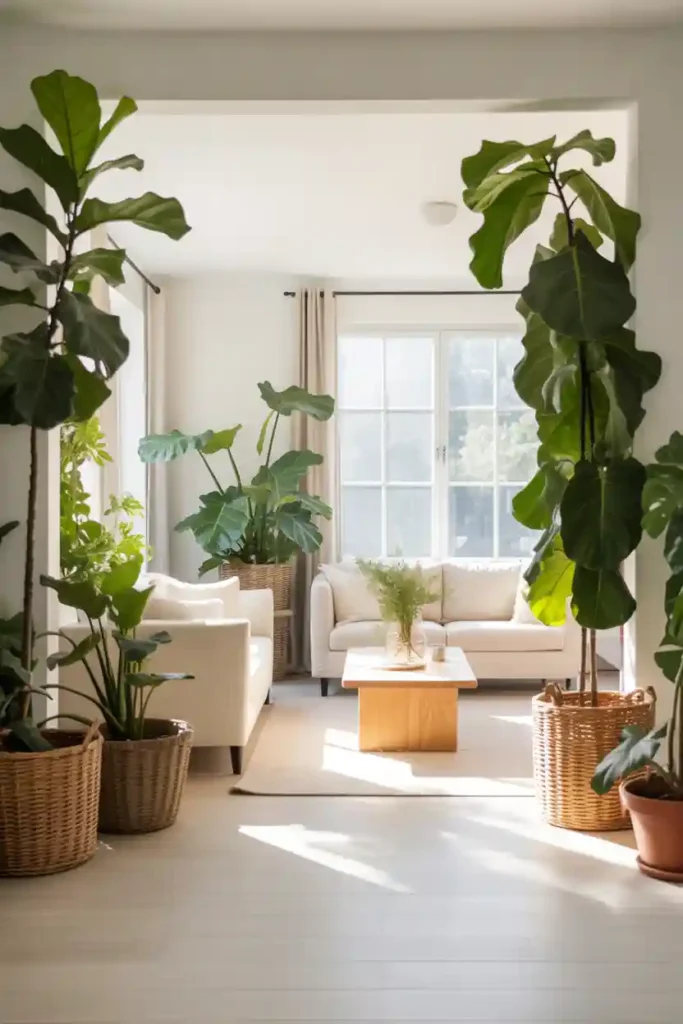 Add Plants for Natural Sound Absorption