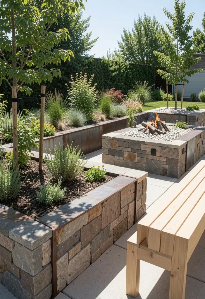 . Use Raised Garden Beds with Stone or Metal