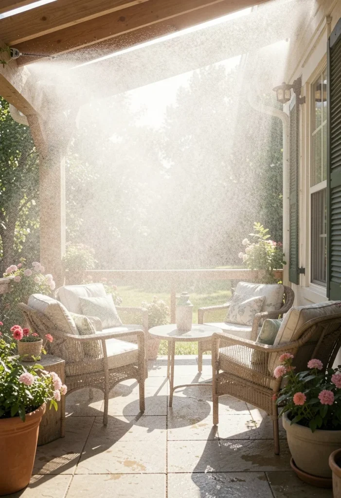 . Install Mist Cooling Systems