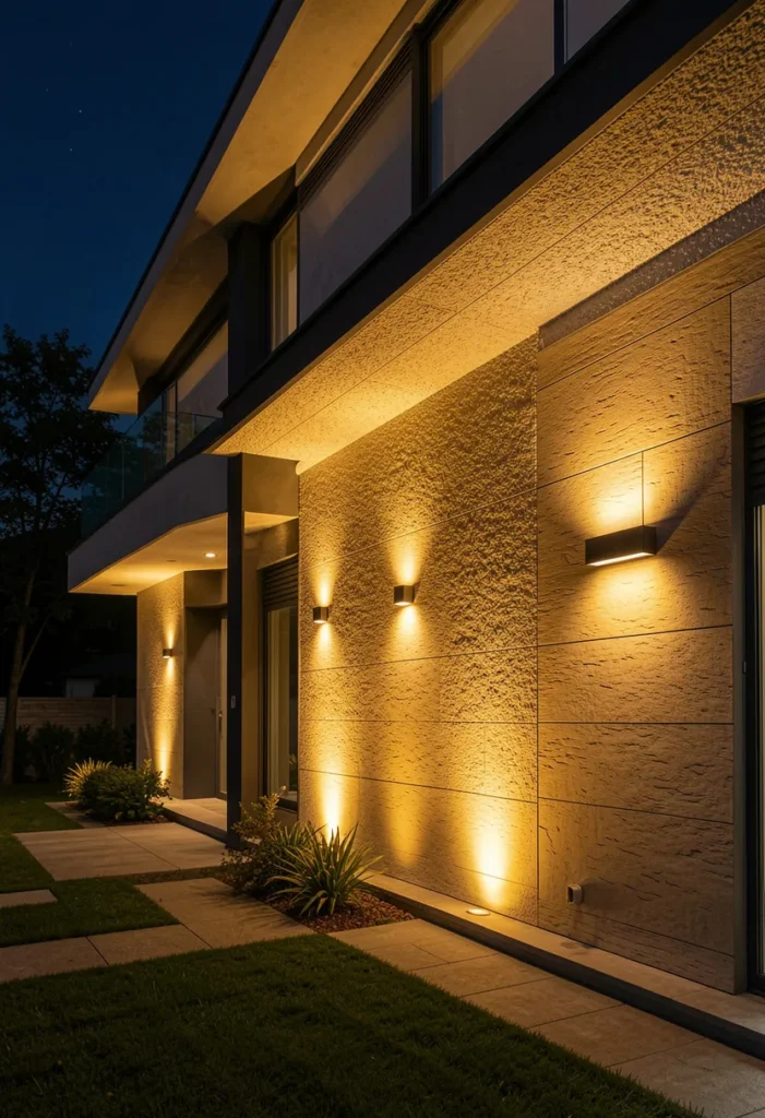 Exterior Wall Lighting Design