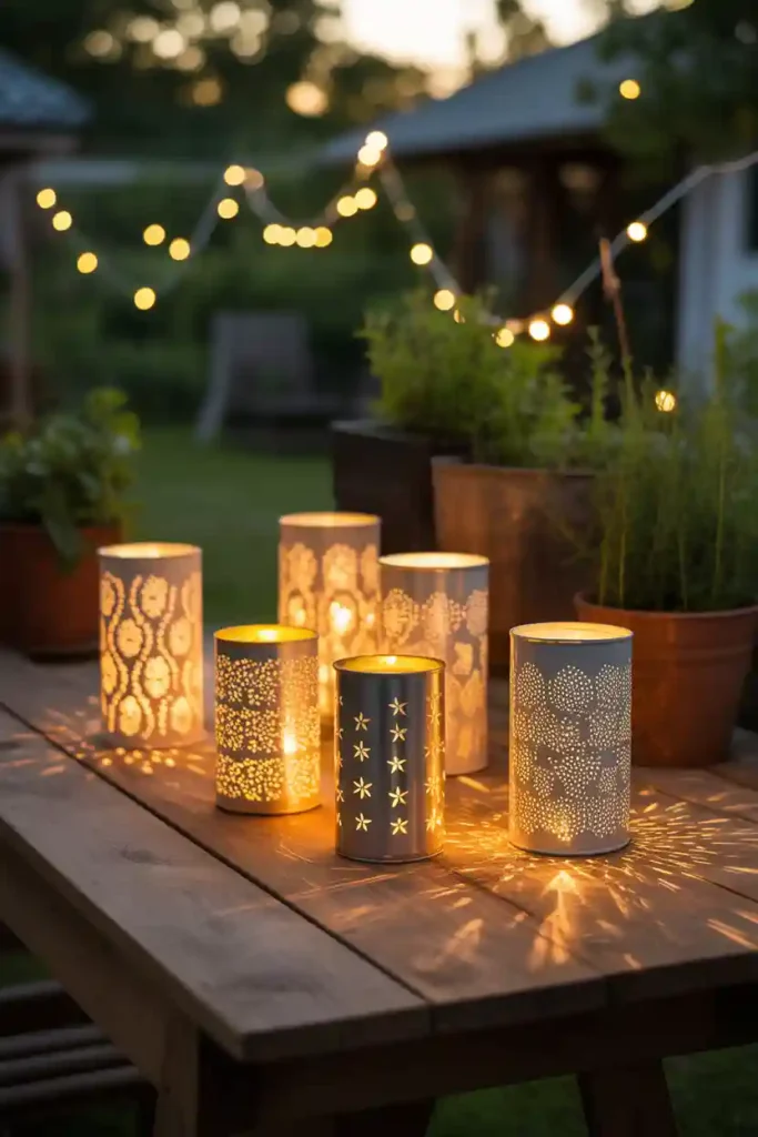 DIY Tin Can Lanterns