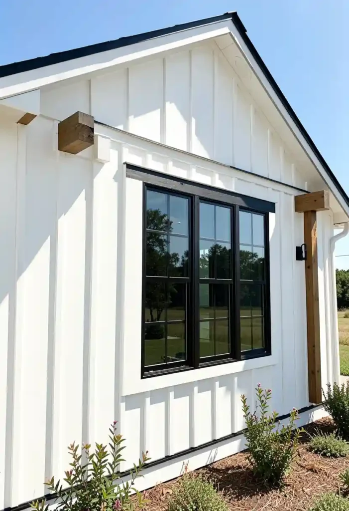 Black Window Trim for Bold Contrast
