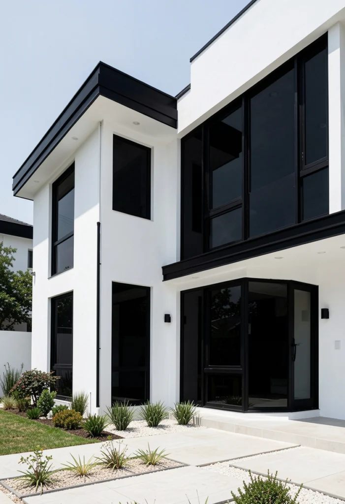 Bold Black and White Contrast