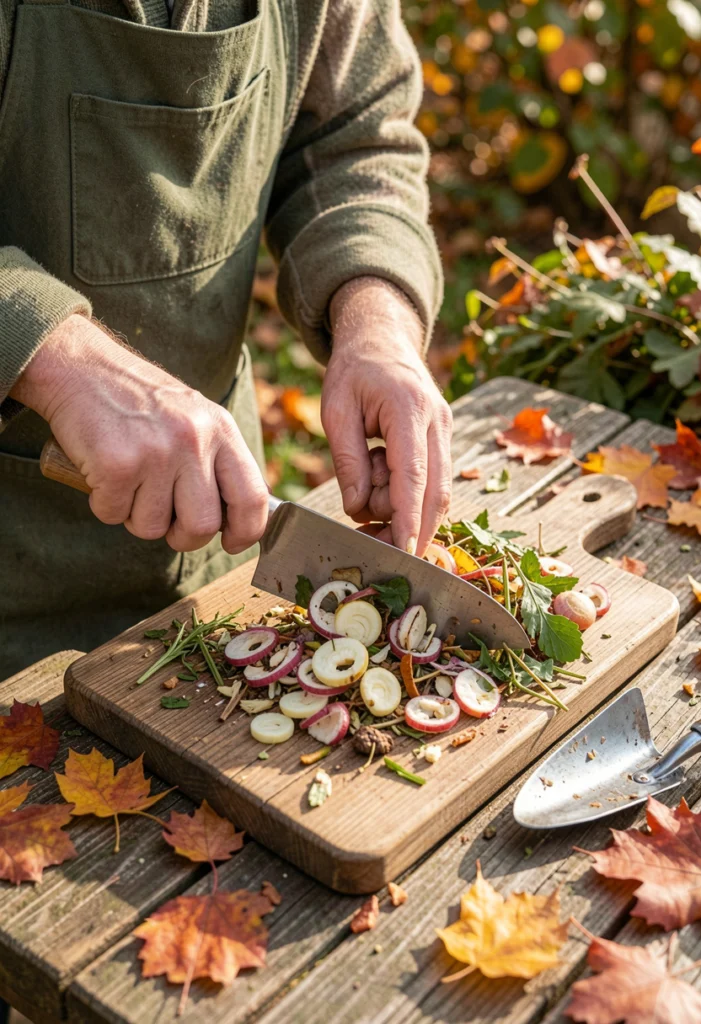 Chop Materials into Smaller Pieces