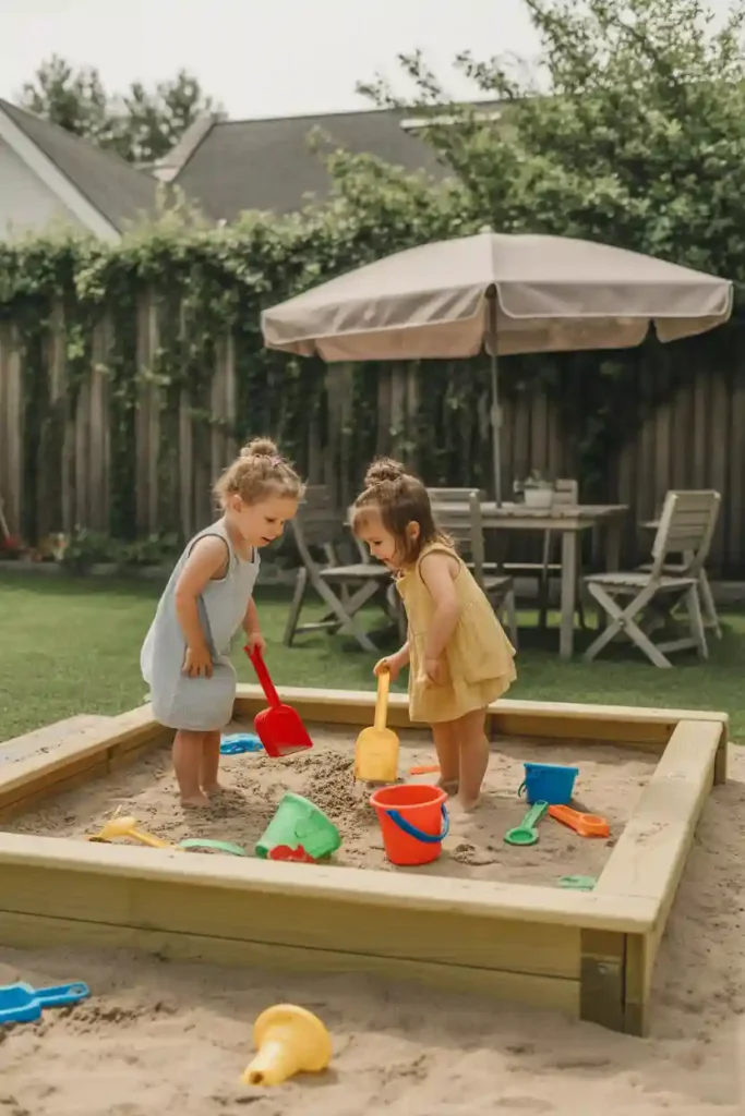 DIY Sand Play Area