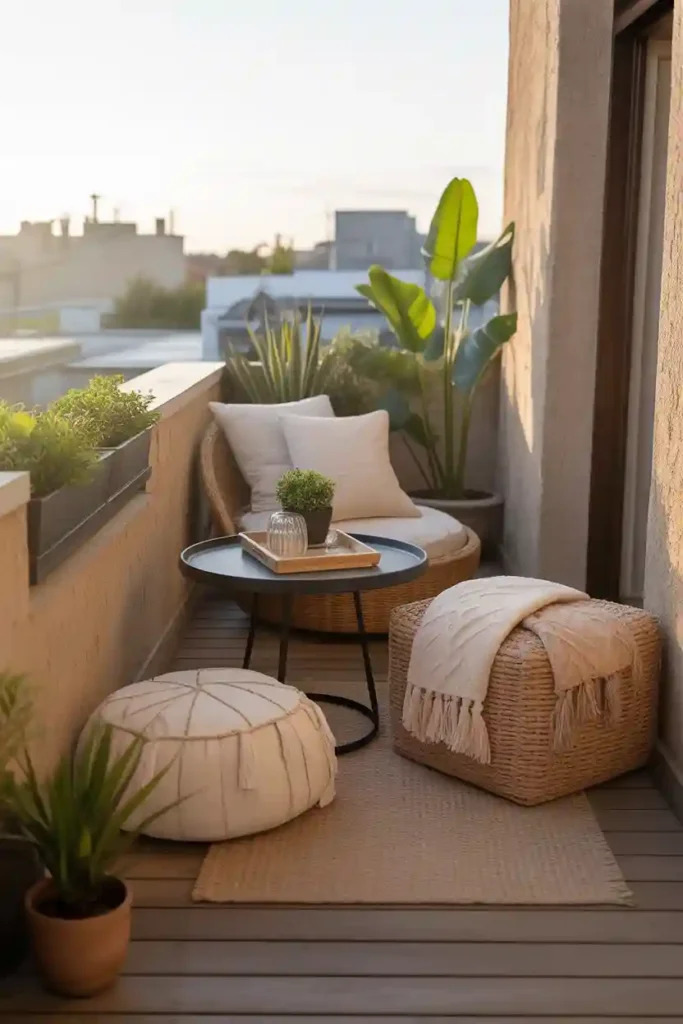 Floor Cushion Lounge Setup