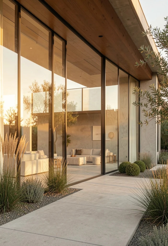  Floor-to-Ceiling Glass for Openness