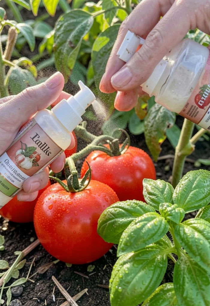 Garlic Spray as a Natural Repellent