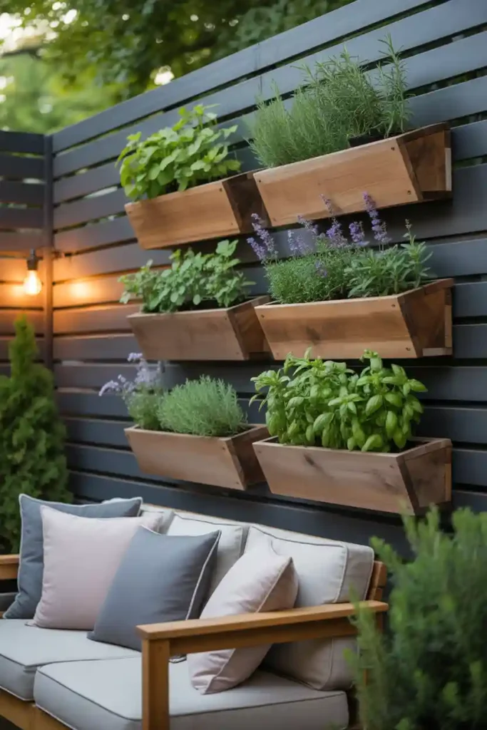 Mosquito-Repelling Herb Wall