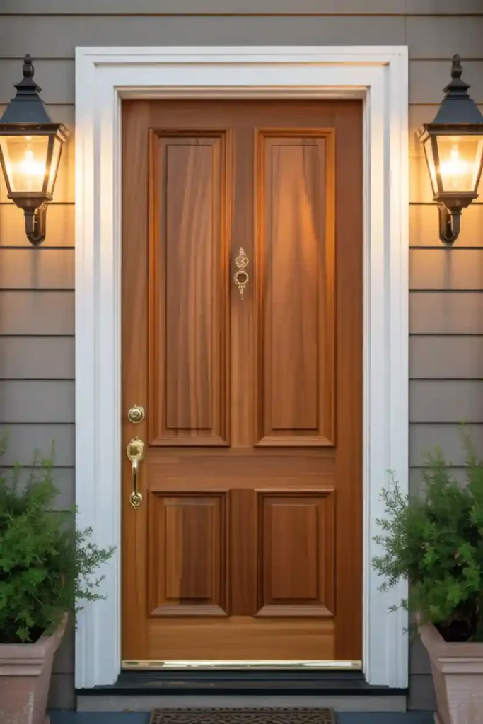 Solid Wood Statement Door