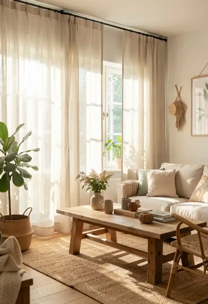 Use Light-Colored Curtains and Blinds