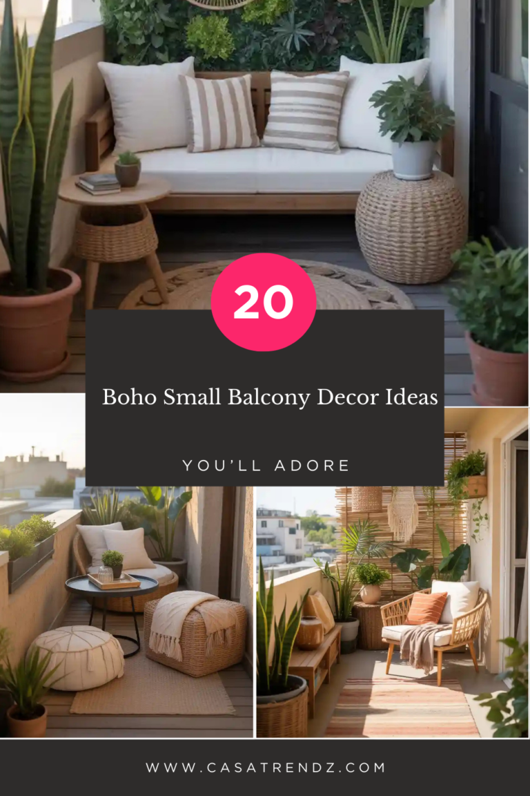 Boho Small Balcony Decor Ideas