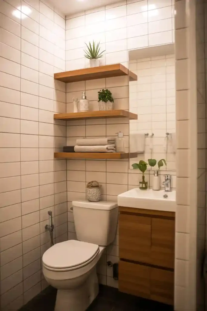 Add Floating Shelves for Vertical Storage