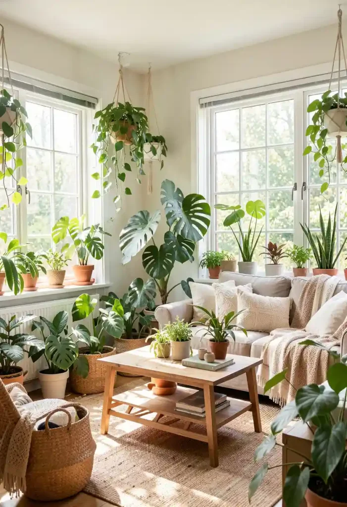 Add Indoor Plants for Natural Cooling